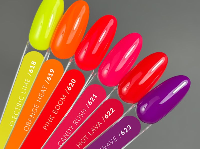 Gel Polish  618 Electric Lime 10g